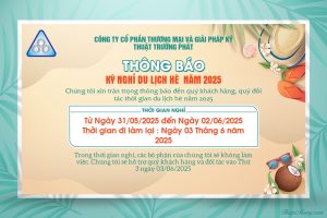 Read more about the article Thông báo nghỉ du lịch hè năm 2025